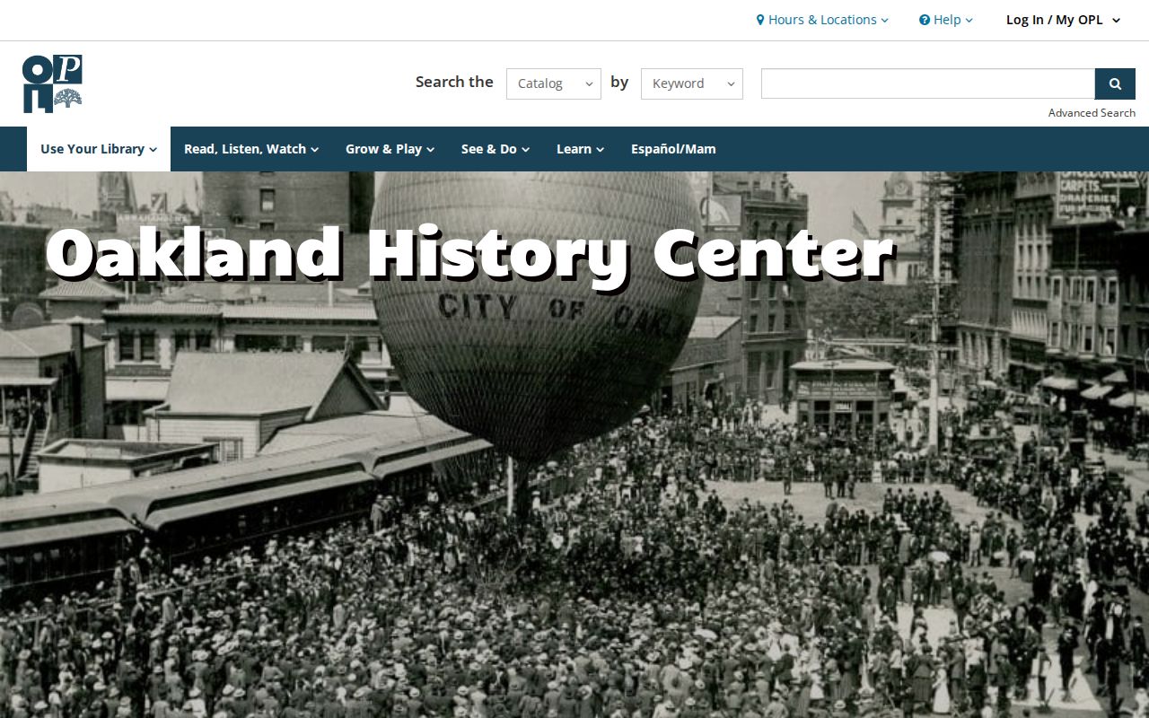 Newark neighbors Oakland History Center regional records