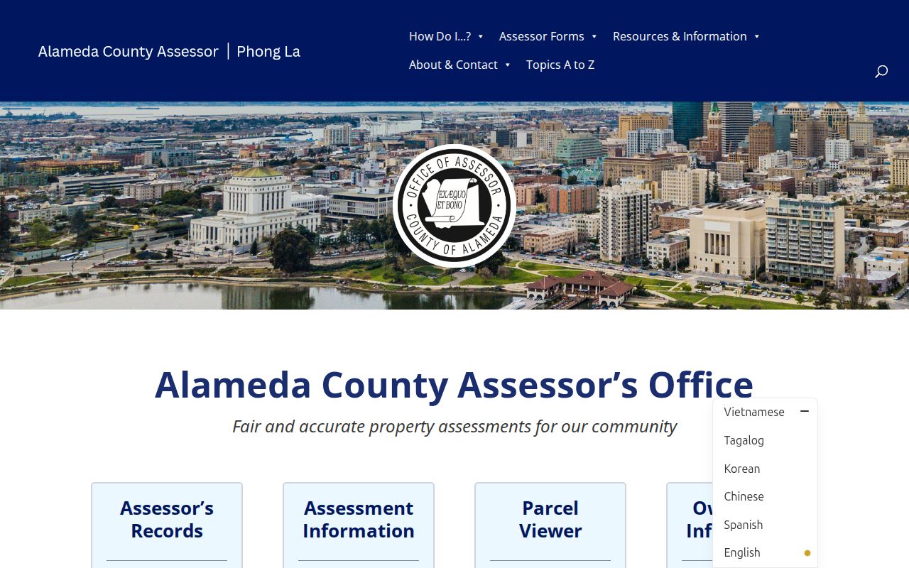 Newark street directory Alameda Assessor property search